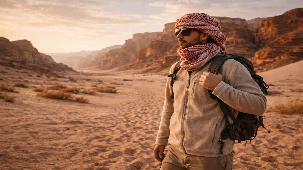 Clothing in Wadi Rum